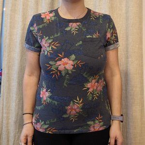 Blue Floral Tee